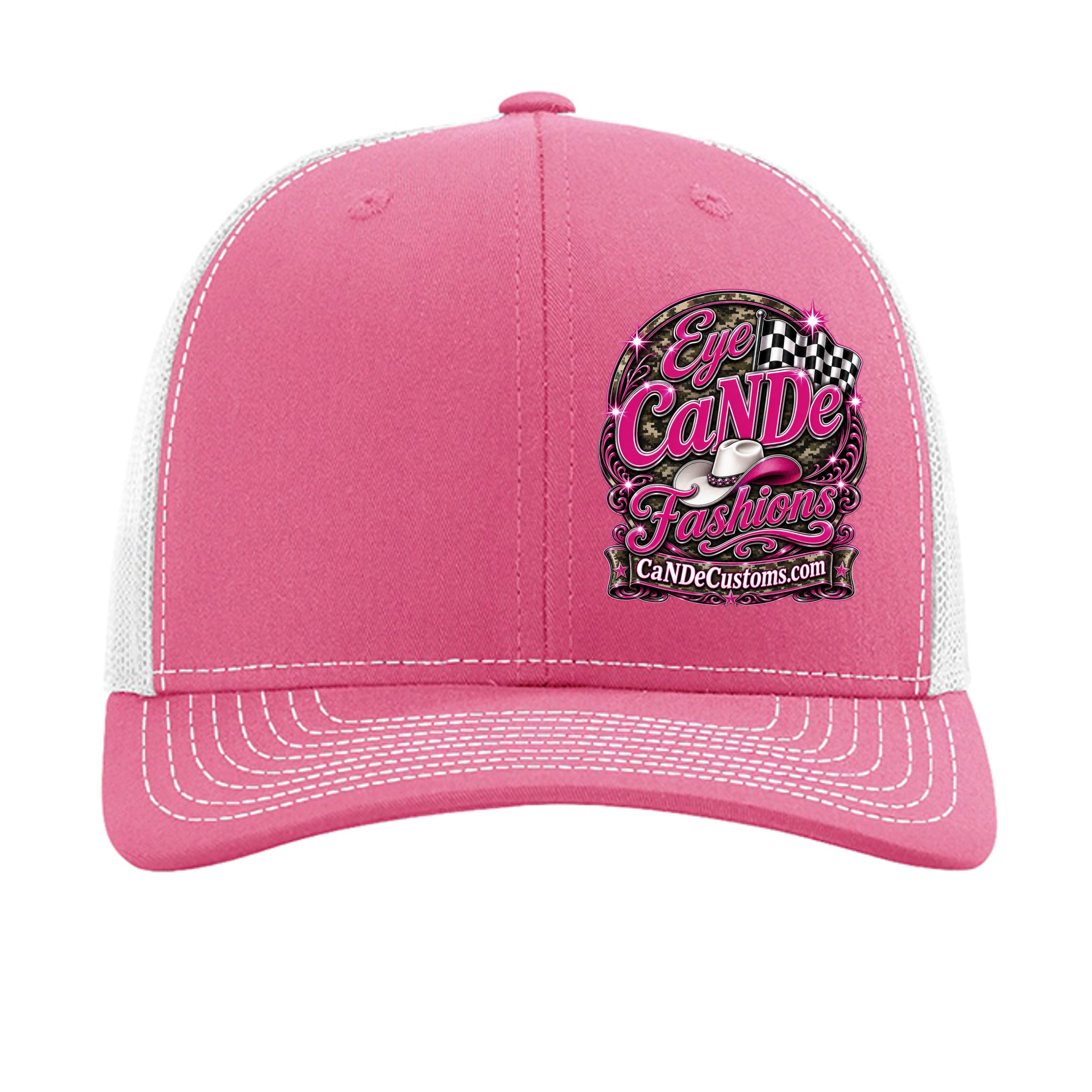 Hot Pink/ White - 112 - FRONT
